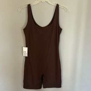 Bumpsuit Brown Maternity Romper Size M